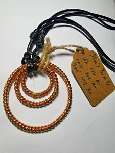 Tensor Ring, Triple Sacred Elbow Pendant, Cubit Copper,Handmake - Picture 1 of 4