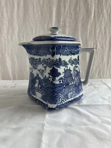 Blue Willow quadratische Teekanne Rington's Tea - Bild 1 von 12
