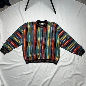 80s Coogi Sweater Biggie Smalls/ Hip Hop Style - Picture 1 of 6