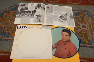 ELVIS PRESLEY LP LEGENDARY PERFORMER VOL 3 PICTURE DISC+BOOK GIMMIXCOVER EX+ - Picture 1 of 1