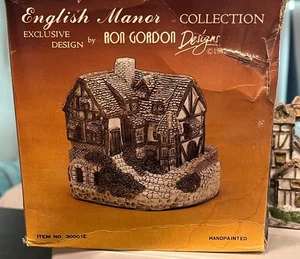 English Manor Collection Ron Gordon Designs 1987 Art.-Nr. 30001E handbemalte Box - Bild 1 von 7