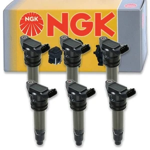 6 pc NGK 48733 U5149 Ignition Coils for UF594 UF-594 LRO02954 LR002954 LR0 xk - Picture 1 of 5