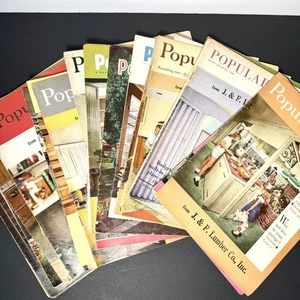 1950’s & 60’s Popular Home Magazine Lot 25 - Home Design - J&F Lumber Co. MCM - Picture 1 of 17