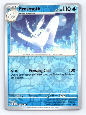 SV05: Temporal Forces #046/162 Frosmoth Reverse Holo Common - Image 1 of 2