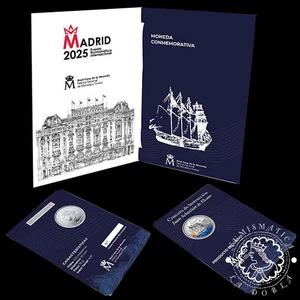 2025 - Cartera 40 EUROS - Leonor - Elcano - Evento Numismatico Madrid 2025 - Picture 1 of 3