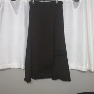 St. John Sport braun Fransen Rock Western braun Strick Maxi Cross Medium - Bild 1 von 8