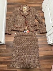 Neiman Marcus Exclusive Vintage Women’s Suit Skirt Size 4 - Picture 1 of 8