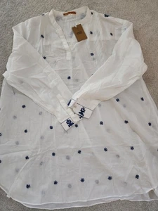 Pakistani Kurta By Generations white embroidered Size 12 - Picture 1 of 2