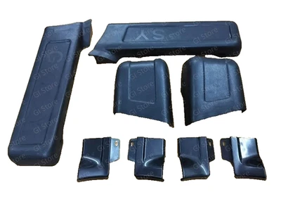 SUZUKI SAMURAI SJ LONG BODY F / R BUMPER COVER ROCKER CORNER SIDE MOULDING SET Foto 1 de 3