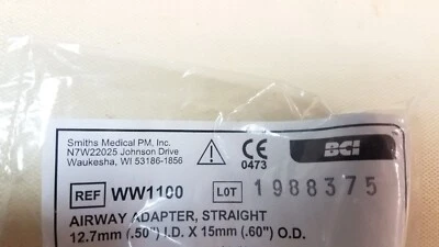 Smiths Medical WW1100 Airway Adapter LOT OF 10 (D390)