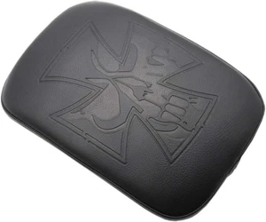 Motorcycle Rear Seat Cushion Passenger Pillion Pad Leather 8 Suction Cup Style - Picture 1 of 4