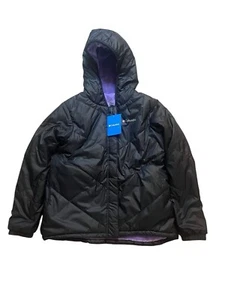 Columbia NWT Youth Girls Big Fir Reversible Lined Jacket Large L(14-16) Hood New - Picture 1 of 10
