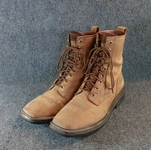 Ariat Cascade Square Toe Arbeitsstiefel Herren US 12D Braun Leder Weiche Spitze - Bild 1 von 11