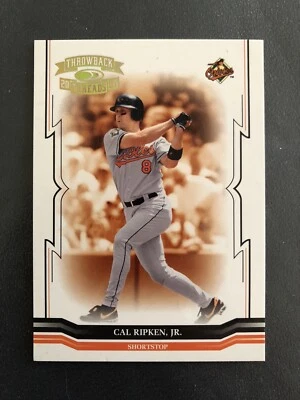 Cal Ripken Jr 2005 Donruss Throwback Threads Gold /100 #281 - Image 1 of 2