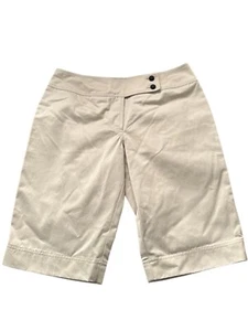 Bermudas para mujer Charles Chang-Lima nuevas con etiquetas color tostado cintura caída talla 6 - Imagen 1 de 10