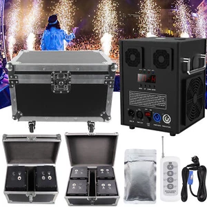 2/4stk 700W Cold Spark Machine DMX Sparkular Funkenmaschine DJ Show /Flight Case - Afbeelding 1 van 23