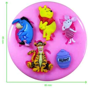 Molde de silicona Disney Winnie the Pooh & Friends de Fairie Blessings - Imagen 1 de 6