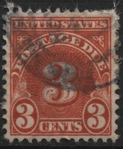 USA 1930 J72 3c carmine perf 11 used - Picture 1 of 1