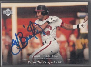 YAMIL BENITEZ 1995 Upper Deck Minors #147 Senators TTM/IP Signed Autographed