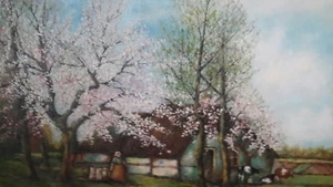 J. H. Morley 1946 30' X 25' Oil Painting 'Pastoral Scene' Signed J H M 46 - Picture 1 of 6