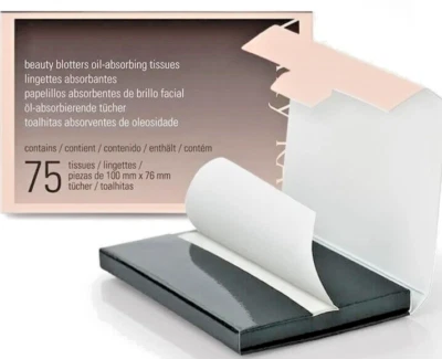 Mary Kay BEAUTY BLOTTERS Oil Absorbing Tissues 75 Count NEW  Sealed Ships free - Image 1 of 3