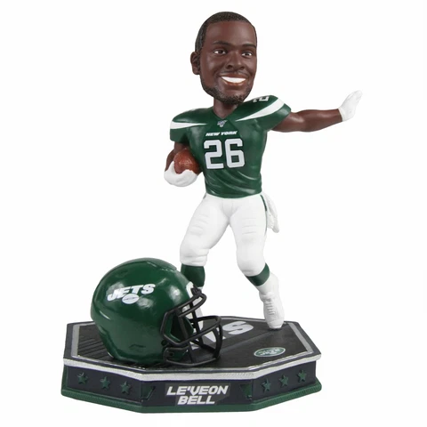Le'Veon Bell New York Jets Removable Helmet Bobblehead NFL Cover