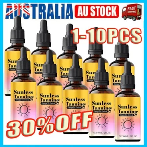 1-10X Sunless Tanning Drops To Drink, Drinkable Sunless Tanning Drops,Oral Drink - Picture 1 of 12