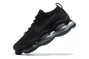 Nike Air Max Scorpion Fk Flyknit 2022 Black Men's Air Cushion Running Shoes - Picture 1 of 6