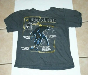 Marvel Black Panther shirt youth boys large dark gray - Picture 1 of 5