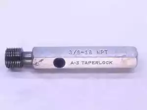3/8 18 NPT L1 MEDIDOR DE ENCHUFE DE ROSCA DE TUBERÍA .375 .3750 N.P. INSPECCIÓN CÓNICA NACIONAL - Imagen 1 de 1