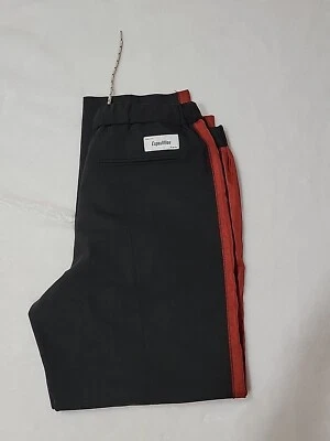 Kenzo Expedition Paris 52/44 Pantalón de chándal a rayas laterales con cordón en negro NUEVO #03 Foto 1 de 4