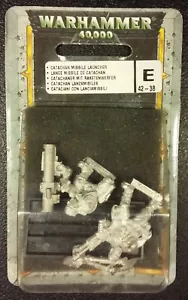 Warhammer 40K blister GUARDIA IMPERIALE CATACIANI LANCIAMISSILI CATACHAN MISSILE - Imagen 1 de 3