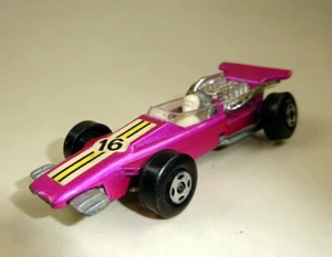 Matchbox SF Nr. 34A Formula Racer lilametallic dünne Räder - Picture 1 of 4