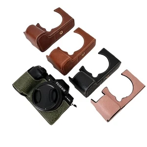 Funda base de cuero medio cuerpo para cámara Fujifilm XS20 para cámara Fujifilm X-S20 - Imagen 1 de 23