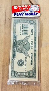 Vintage 1950’s Toy Play Money - Load O’ Dough - New/Sealed NOS Whee I’m Rich! - Bild 1 von 2