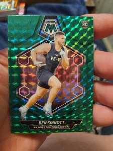 Ben Sinnott 2024 Panini Mosaico RC Verde Mosaico Prizm #351 Commanders - Imagen 1 de 4