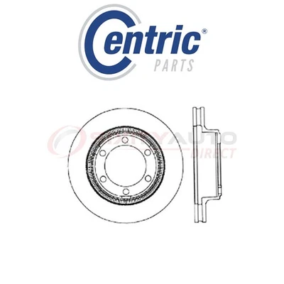 Centric C-TEK Disc Brake Rotor for 1998-2005 International Harvester 4900 -6 id - Imagem 1 de 4