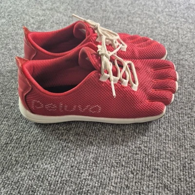 Zapatos Peluva para mujer talla 9,5 filamento rojo deportivo entrenador descalzo PFWW30102 Foto 1 de 4