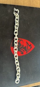 Heavy Sterling Silver 925 Hermes Link 12 Mm Wide 9 Inch Long 94.7 Grams - Picture 1 of 5