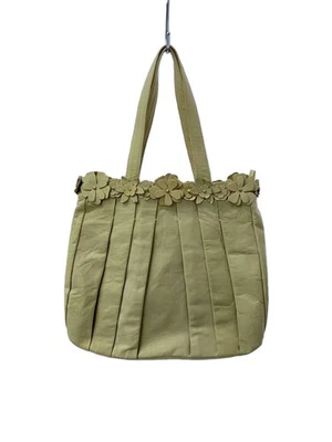 BARNEYS Нью-Йорк сумка с короткими ручками кожи BEG простоя - Изображение 1 из 4