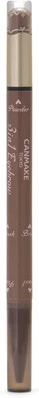New CANMAKE 3 in 1 Eyebrow 02 Ash Brown pencil powder brush from Japan - Image 1 of 2