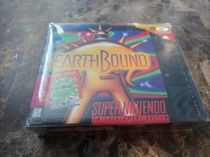 Authentic Earthbound cib for the snes Complete W/ Scratch N Sniff - Picture 1 of 21