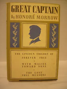 Great Captain The Lincoln Trilogie Honore Morrow HCDJ BCE - Bild 1 von 2