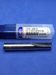 Molino extremo de carburo de flauta recta Garr Tool 81270 7/16 - Imagen 1 de 3
