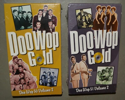 2 VHS lot - Doo Wop Gold - 50 & 51 volume 2 - NEW & SEALED Time Life Video - Image 1 of 2