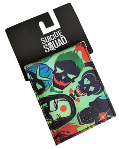 Suicide Squad Wallet Bioworld DC Comics Bi-Fold Wallet Bifold Wallet - Picture 1 of 11