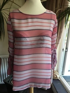 NEXT Ladies Summer Pink Mix Blouse Size UK 10/EUR 38 - Picture 1 of 7