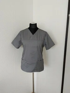 Krankenhaus Damen T-Shirt Oberteil grau Größe XS Krankenschwester - Bild 1 von 6