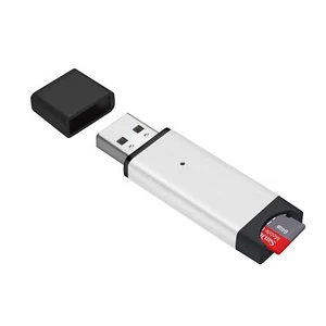 Memwah Micro SD Card Reader - Fast USB 2.0 Adapter for MicroSD HC Memory Stick - Picture 1 of 6