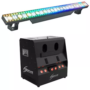 Chauvet DJ Hurricane Bubble Haze X2 Q6 LED DMX Bubble Hazer Machine+Light Strip - Picture 1 of 12